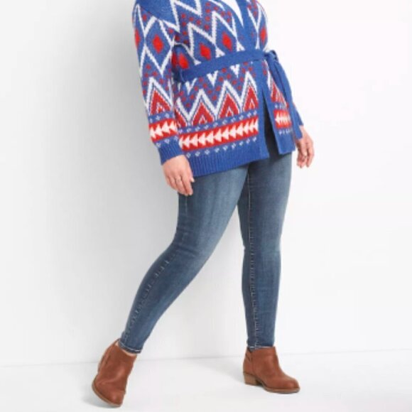 🔵 2 for $40 🔵 LANE BRYANT FLEX MAGIC WAISTBAND SIGNATURE FIT HIGH-RISE - Picture 6 of 14